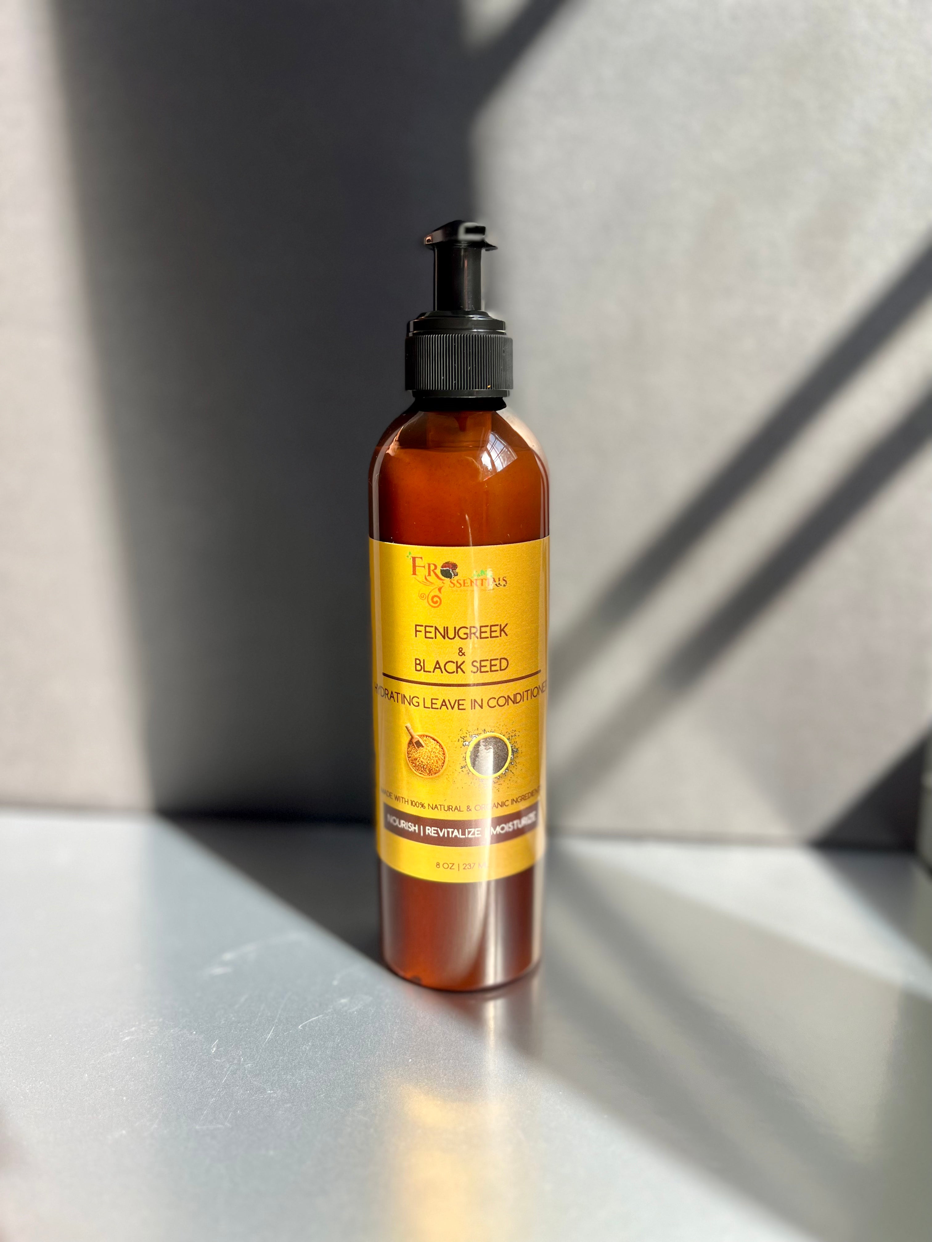 8oz Fenugreek & Black Seed Hydrating Leave In Conditioner